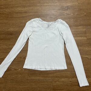 Brandy White long sleeve